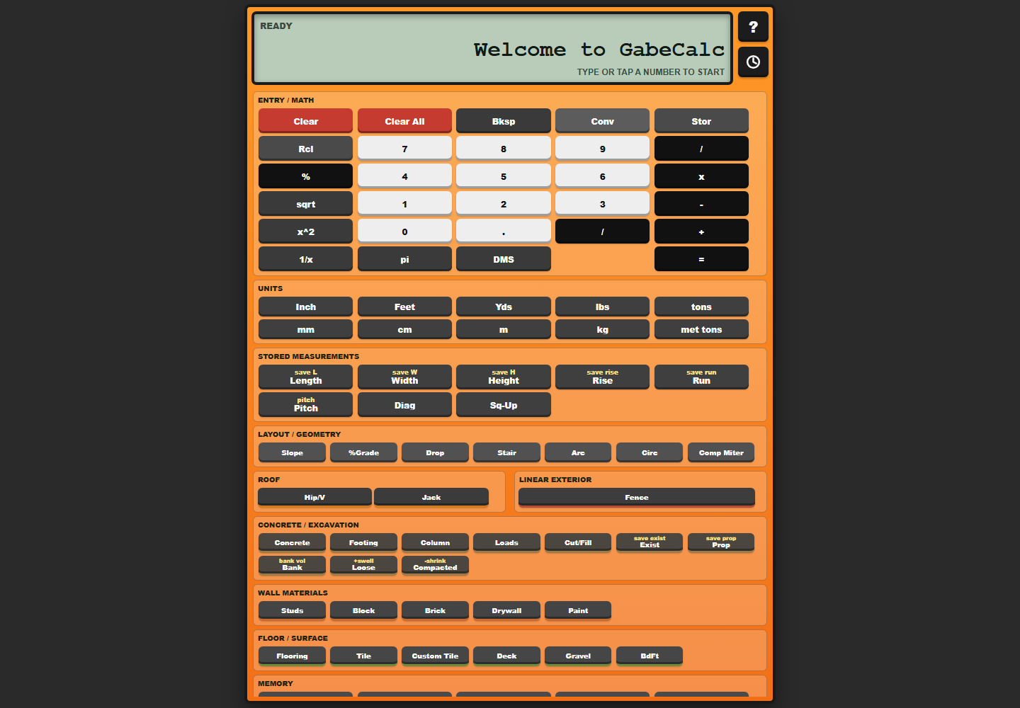 Carpenter Calculator